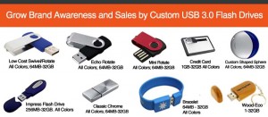 Custom USB 3.0 Flash Drives