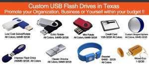 Custom USB Flash Drives in Texas