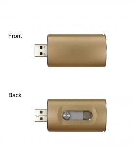 iPhone USB Flash Drive Gold