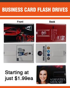 Promo Business Card Flash Drives